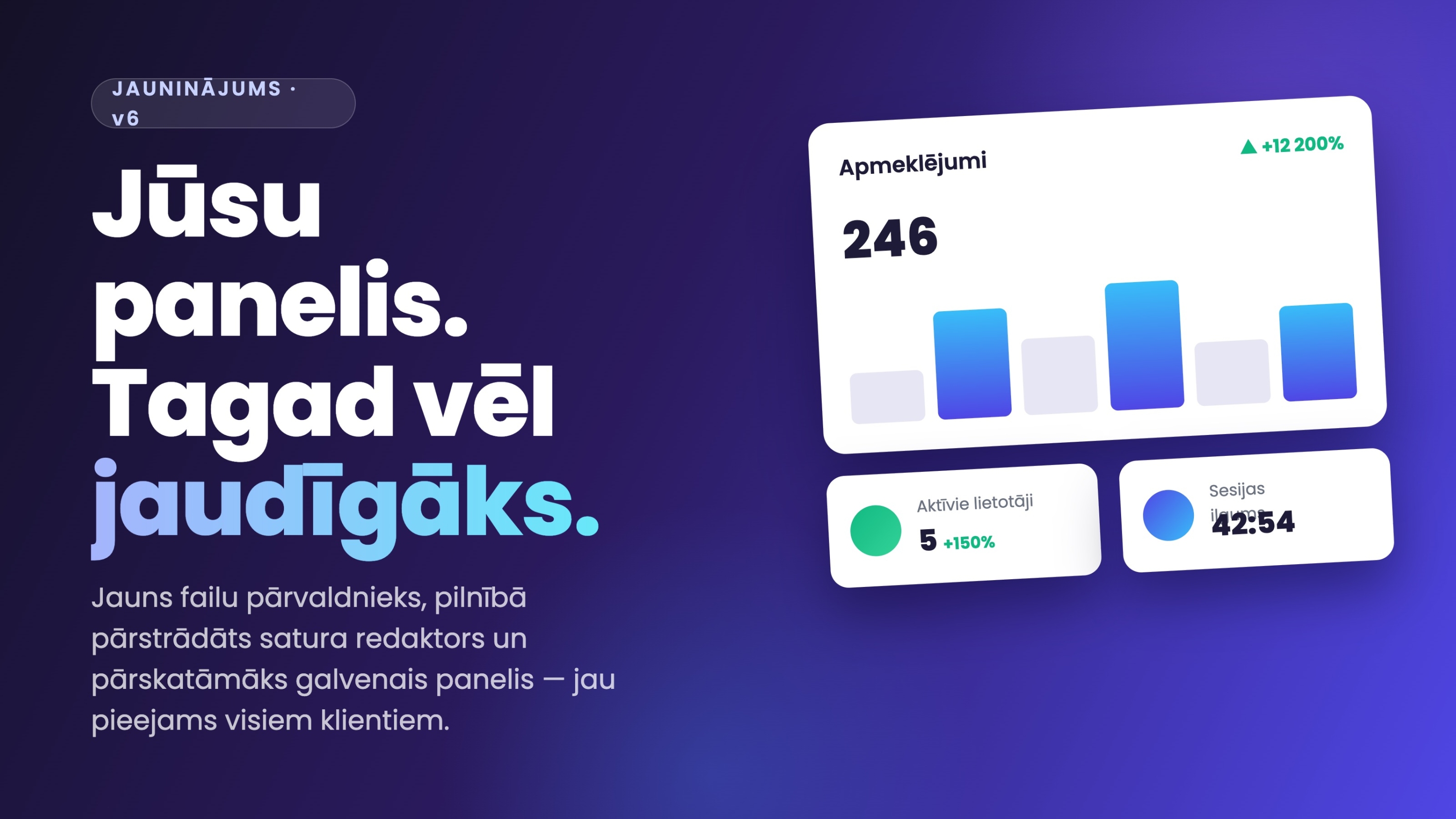 KPanel V6 jaunums